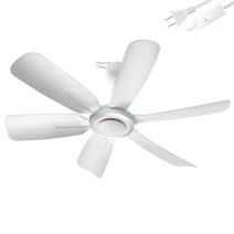 실링팬 천장 선풍기 셀프 설치 에어컨 공기순환팬무소음 천장 팬 220V 20W 침실 거실 사무실 행잉 팬용 조, 한개옵션0