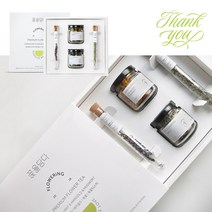 설 수제꽃차 선물세트 미니꽃차2종(메리골드 쑥꽃)&티스틱세트+쇼핑백, 8g, 1box, 1세트, 미니꽃차2종,티스틱2종