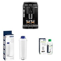 DeLonghi ECAM 커피 머신 블랙 + 정수 필터 | 액세서리가 포함된 모든 DeLonghi 커피 머신용 액세서리, 검은 색, 정수 필터와 번들