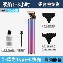 푸드트럭 면도기 오일 헤드 2021 남성용 면도 헤어 클리퍼 전기 클리퍼 전기 면도기, tx-608 T자형 업그레이드 커터 헤드 + 배터