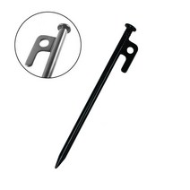 단조팩 타프팩 텐트팩 말뚝 블랙 스틸 20cm 30cm 40cm, 블랙 단조팩 20cm, 1개