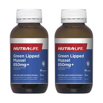 뉴트라 라이프 초록 홍합 90정 Nutra-Life Green Lipped Mussel 850mg 2병