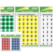 위천일 숫자스티커 306 16MM 팬시스티커 넘버스티커 흰색스티커 데코스티커 넘버링스티커, 청색