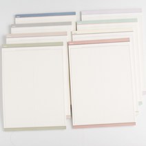 심플 대형 A4 떡메모지 다꾸 인스 공시생 공부 필기 모눈 대떡메 메모지 메모 노트 패드, 웨일 블루