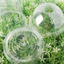 9927. 투명컵12 14 16(92파이.돔.타공.상) - 100pc, 1개, 1개