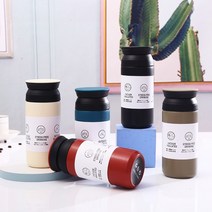 텀블러 보온보냉 350ml 450ml 각인 라벨 제작 가능, 1트라벨350ml-블랙