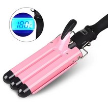 Windee 물결 고데기 볼륨 펌고데기 물결웨이브 오일 세라믹 코팅 온도 디스플레이 220V, 28mm