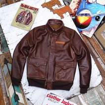 남자 남성 가죽 라이더 트러커 자켓 점퍼 Horween 18 무거운 부드러운 왁스 살 두꺼운 지방 소가죽 A2 에서 탈출
