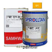 철재 스피롤탄 4L 유광 무광 자동차 차량 샌드위치판넬 공장지붕 아크릴 우레탄 페인트 [삼화페인트], 7. 황색 (유광)