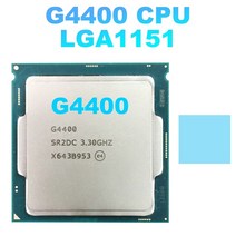 NEW-G4400 CPU 열 패드 LGA1151 듀얼 코어 프로세서 3.3Ghz 3MB B250 B250C BTC 마이닝 마더 보드 펜티엄 G4400, 단일옵션