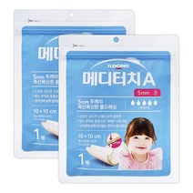 메디터치A 5mm 폼 10 x 10cm 2개, 1세트