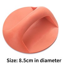 샷시손잡이 자체 접착 서랍 문 손잡이 찬장용 둥근 스티커 창 옷장 발코니 유리 슬라이딩, [02] A-Orange(L)