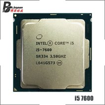 인텔 코어 i5-7600 i5 7600 3.5GHz 쿼드 코어 쿼드 스레드 CPU 프로세서 6m 65w lga 1151, 한개옵션0