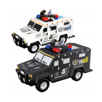 굿이벤트 레고블럭 경찰차 지문인식 자동차 비밀금고 저금통 장난감 어린이집선물 옥스포드 프라모델 교구, 블랙