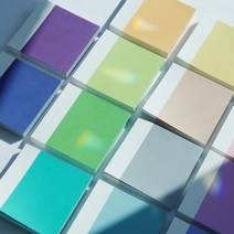갓샵 컬러칩 떡메모지 14종 [다꾸 떡메 COLORCHIP 감성 다이어리꾸미기 떡제본 떡매], 연두