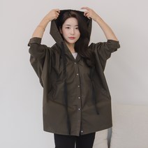 [부니스] 와이드 후드 롱 점퍼 30대 40대 미시옷