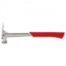 밀워키 17OZ 망치 48-22-9016 체크무늬면 고무 티타늄 함마 나무 무진동 캠핑, 본상품선택, 1개