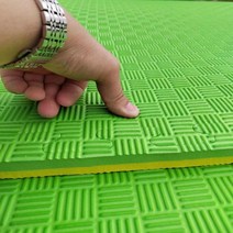 충격방지 퍼즐 조립 방음 매트 충격흡수 소음방지 소음 흡수재, 고밀도황록색오선양면(1장)