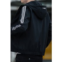 kirahosi 키라호시 새로운 패션 후드 윈드 브레이커 남성 봄 가을 한국 유행 대형 자켓 스포츠 캐주얼 코트 M1Y6AG