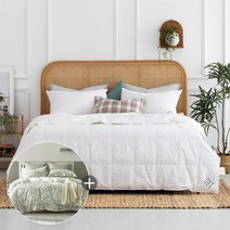 [소프라움XCJ 단독구성] 폴란드 간절기 구스이불+호웰 이불세트 싱글/퀸/킹, 퀸세트