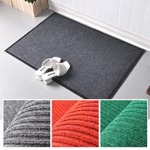 공장 공사장 흙먼지제거 현관매트 60x90 가게매트 개업선물 바닥깔판 식당매트 사무실, 1개, 레드