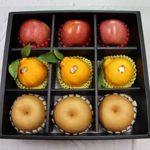 혼합과일 백화점용 과일선물세트 사과배 사과 배 한라봉 6과 9과 12과, 백화점용 사과6+배6 선물세트