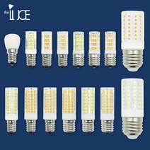 LED E14 E17 E26 전구 램프 5W 7W 8W 주광색 전구색, E17 콘램프, 주광색(하얀불빛)