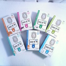 푸드트리 아이한끼 이유식 체험팩 간식 완분아기 초기 중기 후기 죽 찹 쌀 야채 가루 미음, 12개월 이상, 아이한끼 우유