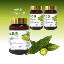 국내산 당뇨에 좋은 여주환 150g x 3병 혈당 조절 혈당 건강 당뇨영양제 당뇨 예방 면역력 높이는 혈당 관리, 3개