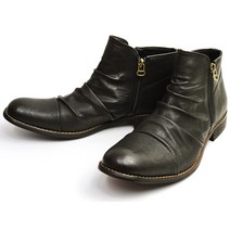 [지노] 드레이프 쇼트 엔지니어 부츠 ze2789 BK 25cm