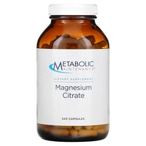 Metabolic Maintenance (메타볼릭 메인터넌스) Metabolic Maintenance 마그네슘시트레이트 캡슐 240정, 5개