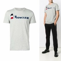 몽클레어 남성 로고 프린트 반팔E1 091 8041850 8390T E1091 80 41850 8390T984