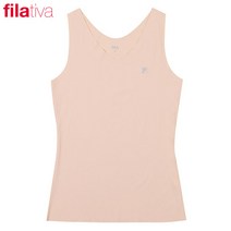 FILA 휠라 여성 브이넥 슬리브리스 FV4RNB9945F SKN