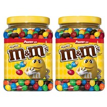 M&M 엠엔엠 피넛 초콜릿 대용량 62oz X 2팩, 단품