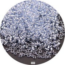 5PCS 1.5mm2mm3mm4mm관은유리쌀구슬 DIY주구슬 프리미엄볼산구슬손바느질수술스텝스, 연한 남색의, 옵션1