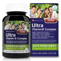 고농축 비타민B 컴플렉스 비오틴 나이아신 엽산 판토텐산 3개월 수용성비타민B군 체내에너지생성 스트레스심한분 직장인 수험생 청소년 운동선수 주부 에너지 활력 영양제 씰링처리 산화방지, 1200mg, 90정