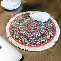 마우스 패드 8종 디자인 스타일 인도 풍 아랍 받침 테이블 매트 데스크 디저트 냄비 추천, 옵션4