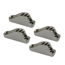 호환 낚시배 바다낚시배요트 부품 4pcs 316 스테인레스 스틸 폰툰 계류 카약 캠 클램 클리트 48mm 세일링 보트 액세서리 용 잼 클리트, 18x48mm
