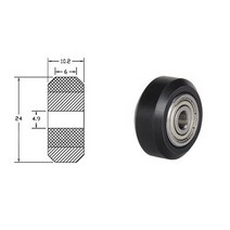 3d 프린터 액세서리 유럽 표준 2020 알루미늄 프로파일 풀리 V 휠 대형 휠 V-슬롯 건설 장착 플레이트, 02 5mm