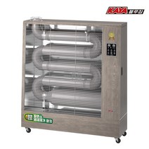 가야 원적외선 튜브히터 KY-255 80평 특대형 돈풍기 팬부착 이동형 난방기 공장 창고 eM