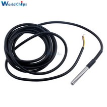 온도 습도 센서 보일러 온수매트 부품 스위치 NTC 컨트롤러 케이블 Diymore DS1820 스테인레스 스틸 패키지 방수 DS18b20 프로브 18B20 Arduino 1M/2M, DS18B20 2M, DS18B20 2M