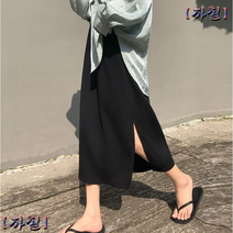 밴딩 쉬폰 스커트 치마 캉캉 고무줄 스판 흰색 나염 풀 롱주름 플라워 a라인롱