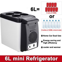 김치냉장고 미니 자동차 경량 이중 사용 단열 쿨러 박스 컨테이너 12V 반도체 아이스 6 리터, AU plug