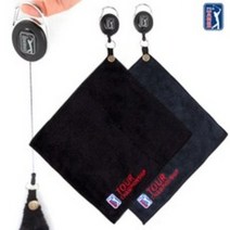 PGA TOUR 챔피온십 골프 릴 클리너 타올 필드용품, 랜덤발송