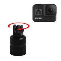 유튜브용카메라 유투브 카메라 고프로 히어로8 360도 회전 각도 방향 어댑터 1/4 KI+03493EA ea