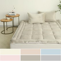 아망떼 소울메이트 플란넬 극세사 토퍼Q 6color, Q_소프트핑크