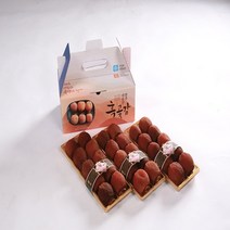 완주 대둔산 운주 흑곶감 소포장 3팩 4팩 {36/48과}반건시 건시 선물세트, 3팩 36과[55/59g}