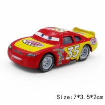 디즈니 Pixar Cars 3 2 멋진 허드슨 호넷 샐리 메이터 라이트닝 맥퀸 1:55 다이 캐스트 금속 합금 모델 자동차 아이 선물 소년 장난감, 35호