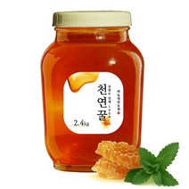 국산꿀 강원도 천연벌꿀 산벚나무꿀 산벚꿀 2.4kg, 1개