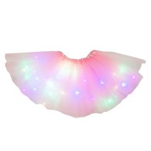 여성 여자 네온 LED 댄스 투투 스커트 주름 얇은 얇은 얇은 얇은 얇은 얇은 얇은 얇은 얇은 얇은 얇은 얇은 드레스